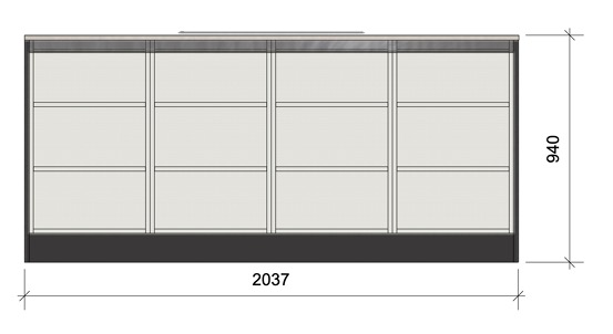 Woonkamerzijde Open