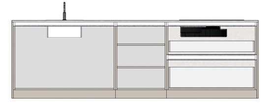 Eiland Voorzijde Open