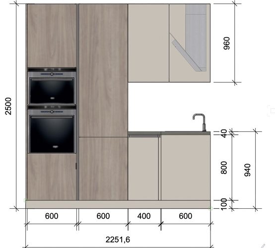 Apparatuurwand Gesloten